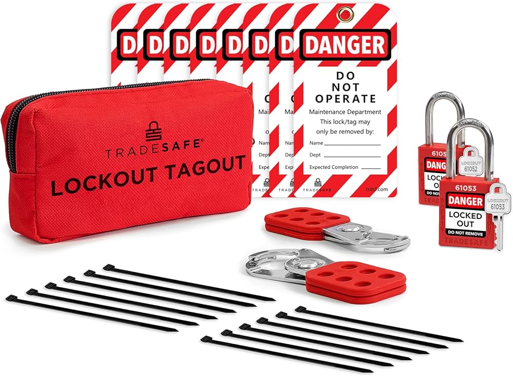 Amazon.co.jp: TRADESAFE ロックアウトキット with Hasps, Loto